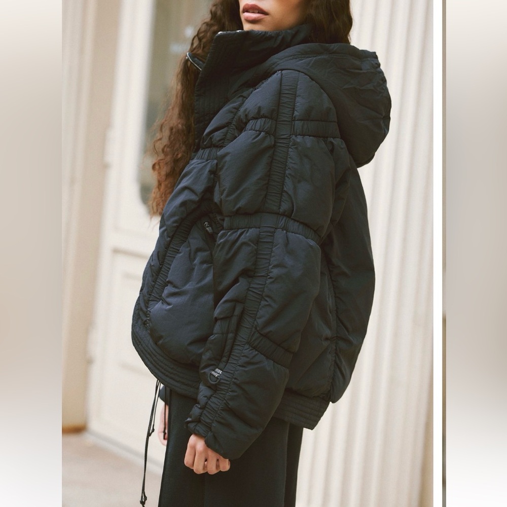 Free People Movement by Free People Shirr Enough Backpack Puffer Jacket